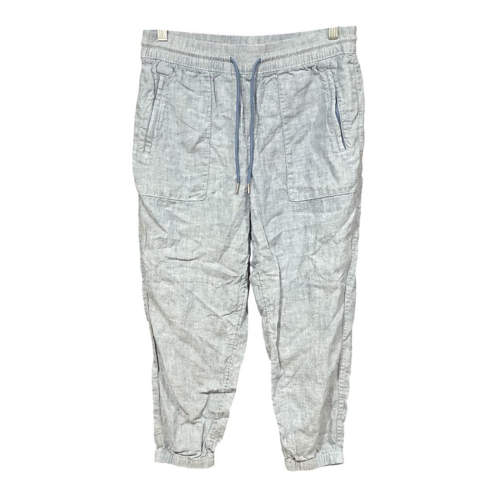 Athleta Linen Joggers Women 10 Petite
